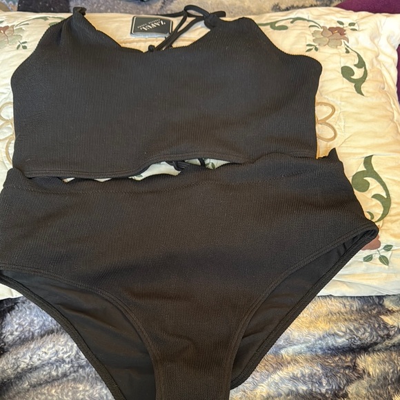 Zaful Other - Zaful Black Bikini Classic Swimwear NWT XXL
